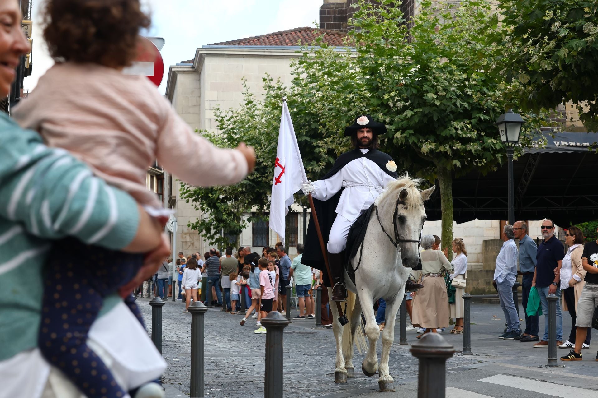 Tamborrada infantil y de veteranos en Irun