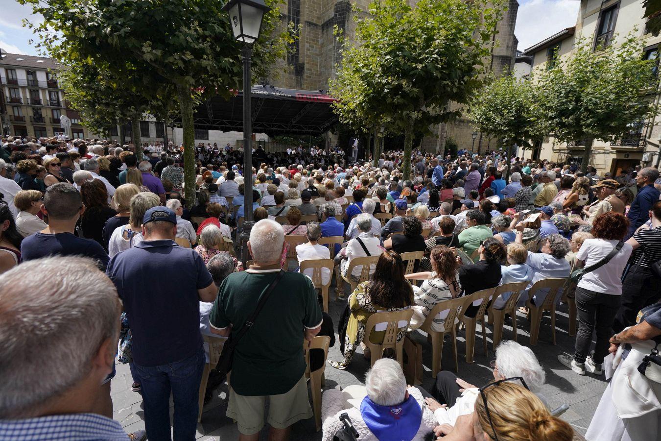 Así resonaron las polkas de Santiago en Irun