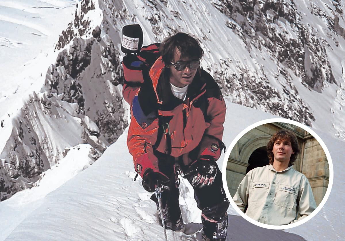 Félix Iñurrategi, en el Himalaya.