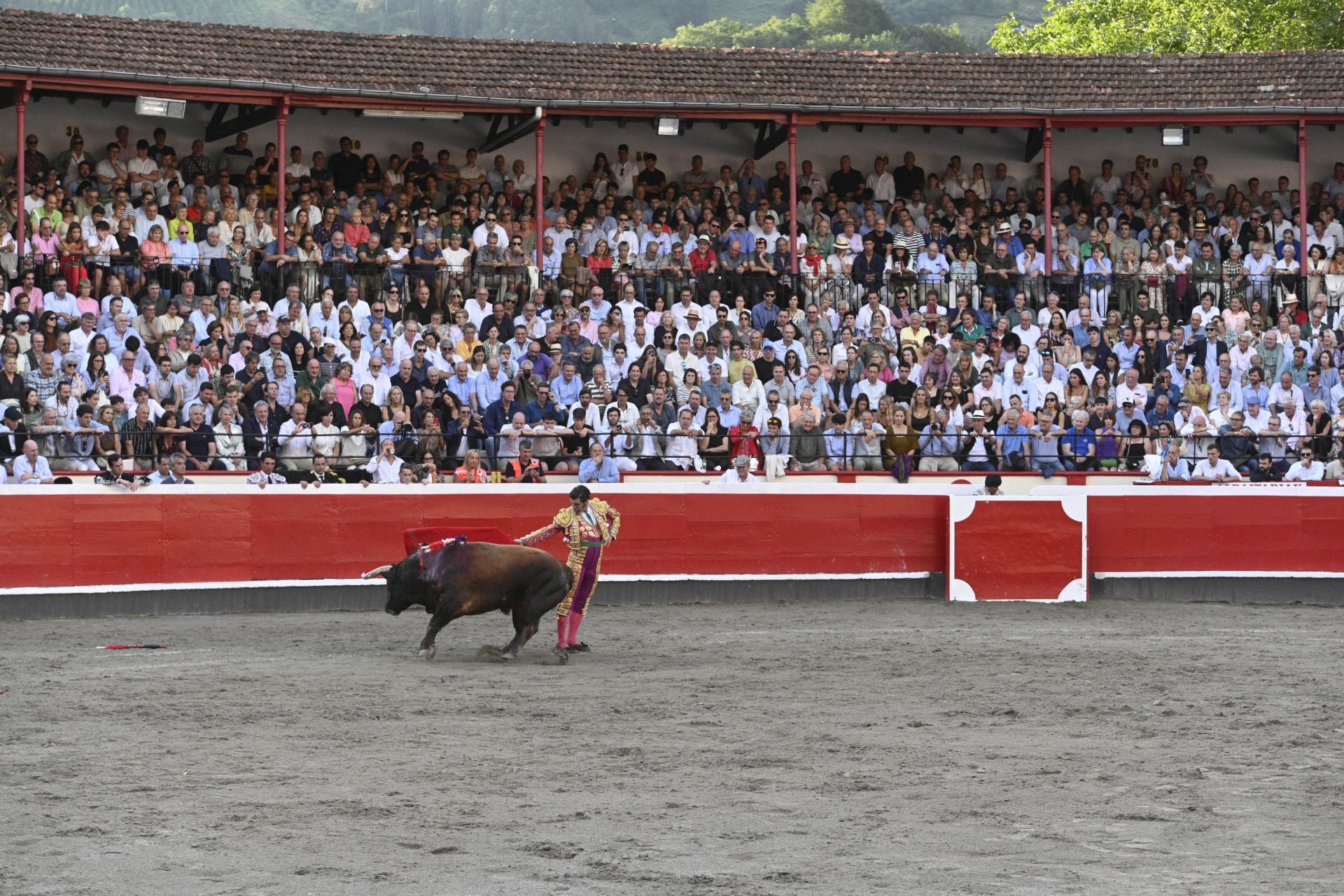 Lleno en Azpeitia para ver los toros
