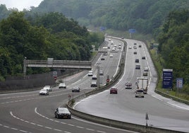 Tráfico fluido en la zona de Biriatou.