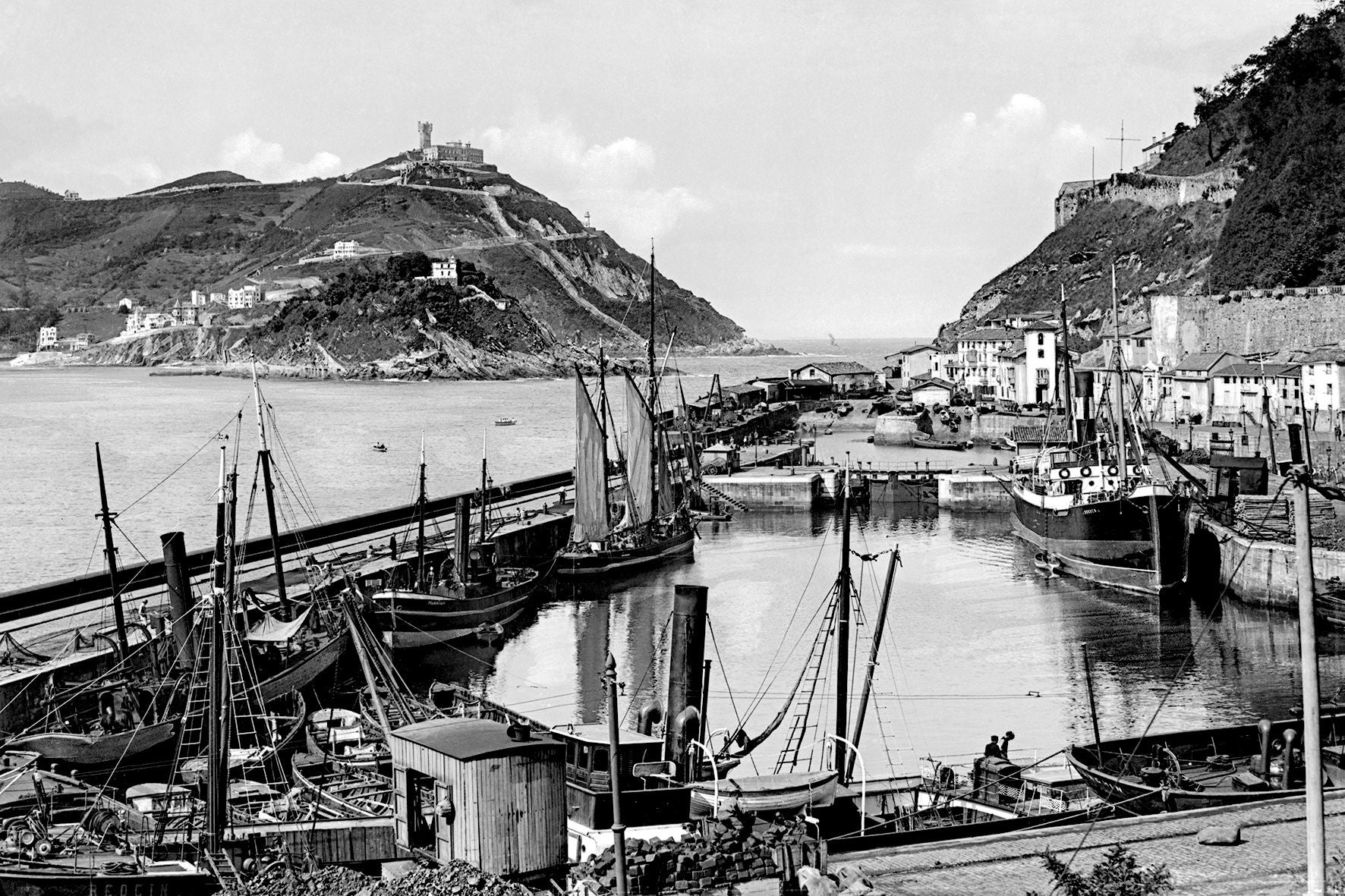 Imagen secundaria 2 - Así era la Jarana, el barrio donostiarra que cumple 175 años
