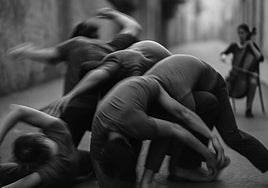 El grupo pamplonés de danza Riart.