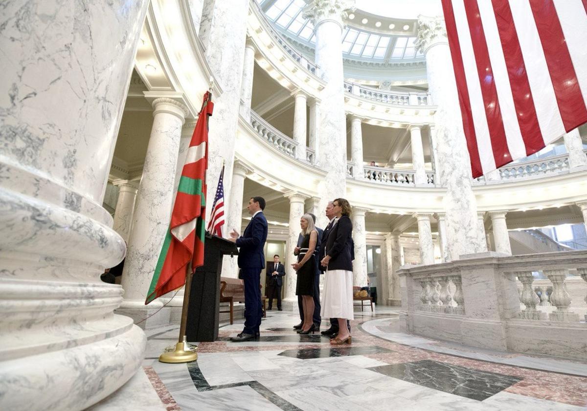 El lehendakari estrecha lazos en su visita a Idaho