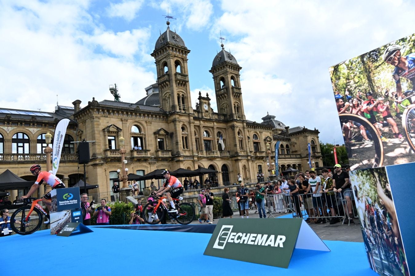 La salida de la Clásica San Sebastián 2025, en imágenes