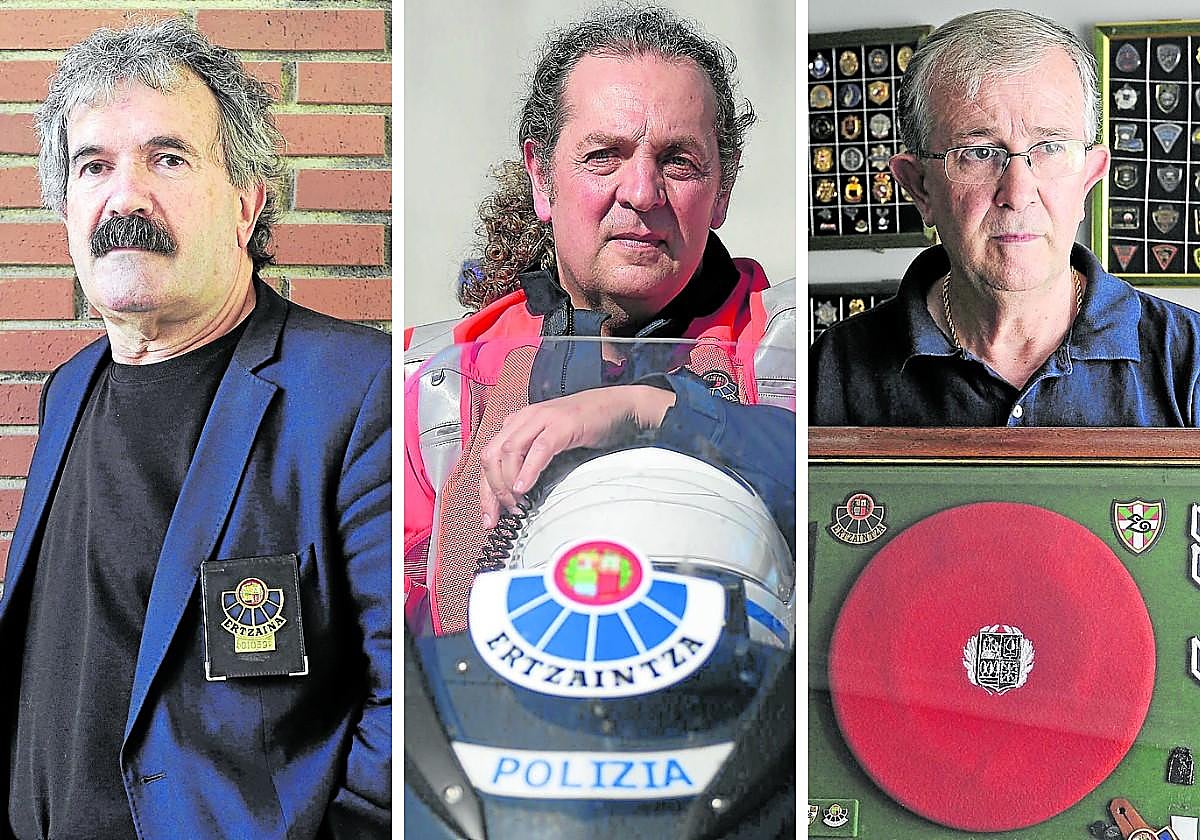 Julio Arévalo, 'número 2' de la primera promoción; Julián Brogueras estuvo toda su vida en Tráfico; Bertín Sánchez se jubiló en 2016.