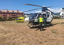 La Guardia Civil de Huesca participó en el rescate al zumarragatarra.