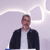 Eneko Goia, este martes en su comparecencia semanal en el Ayuntamiento donostiarra.