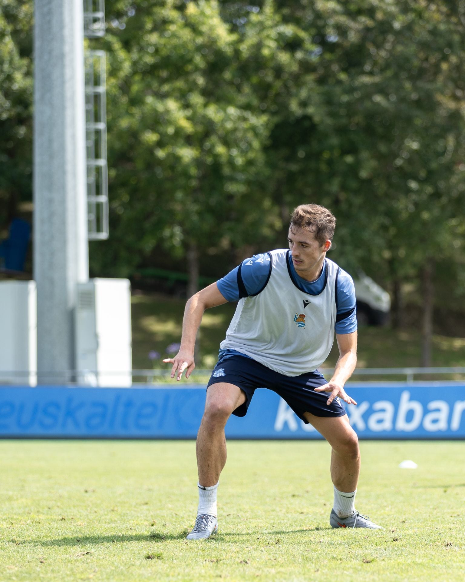Primer entrenamiento de Caleta-Car y Guedes en Zubieta