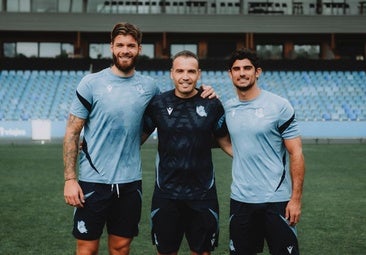 Caleta-Car y Guedes ya se entrenan en Zubieta