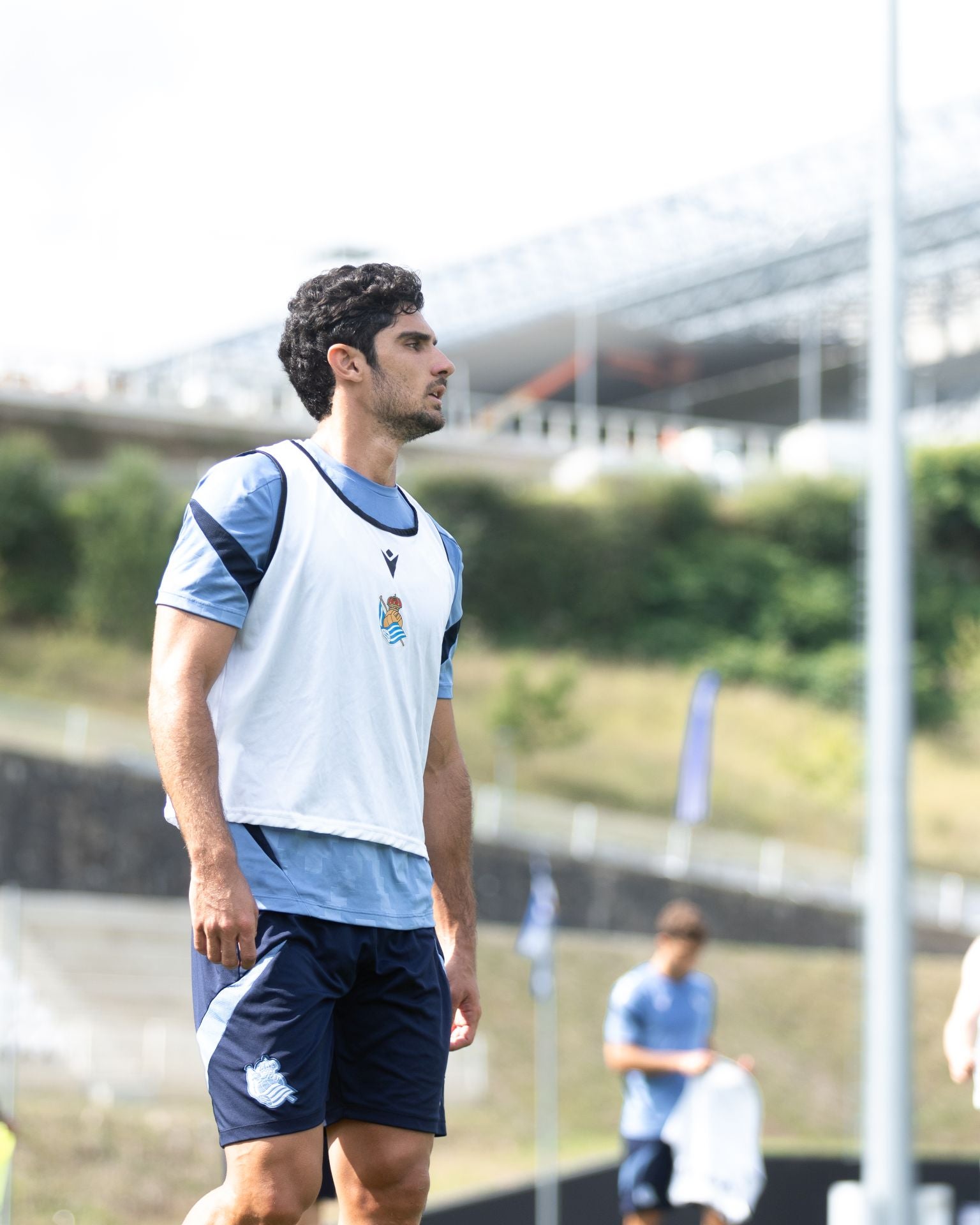 Primer entrenamiento de Caleta-Car y Guedes en Zubieta