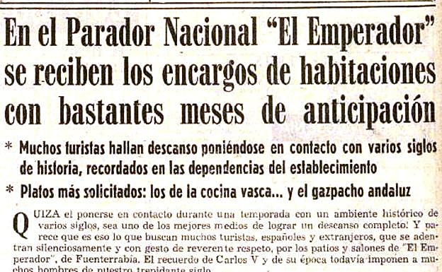 Cabecera del reportaje que publicó EL DIARIO VASCO el 9-VIII-1970.