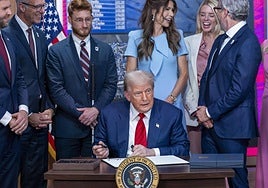 El presidente de los Estados Unidos, Donald Trump.