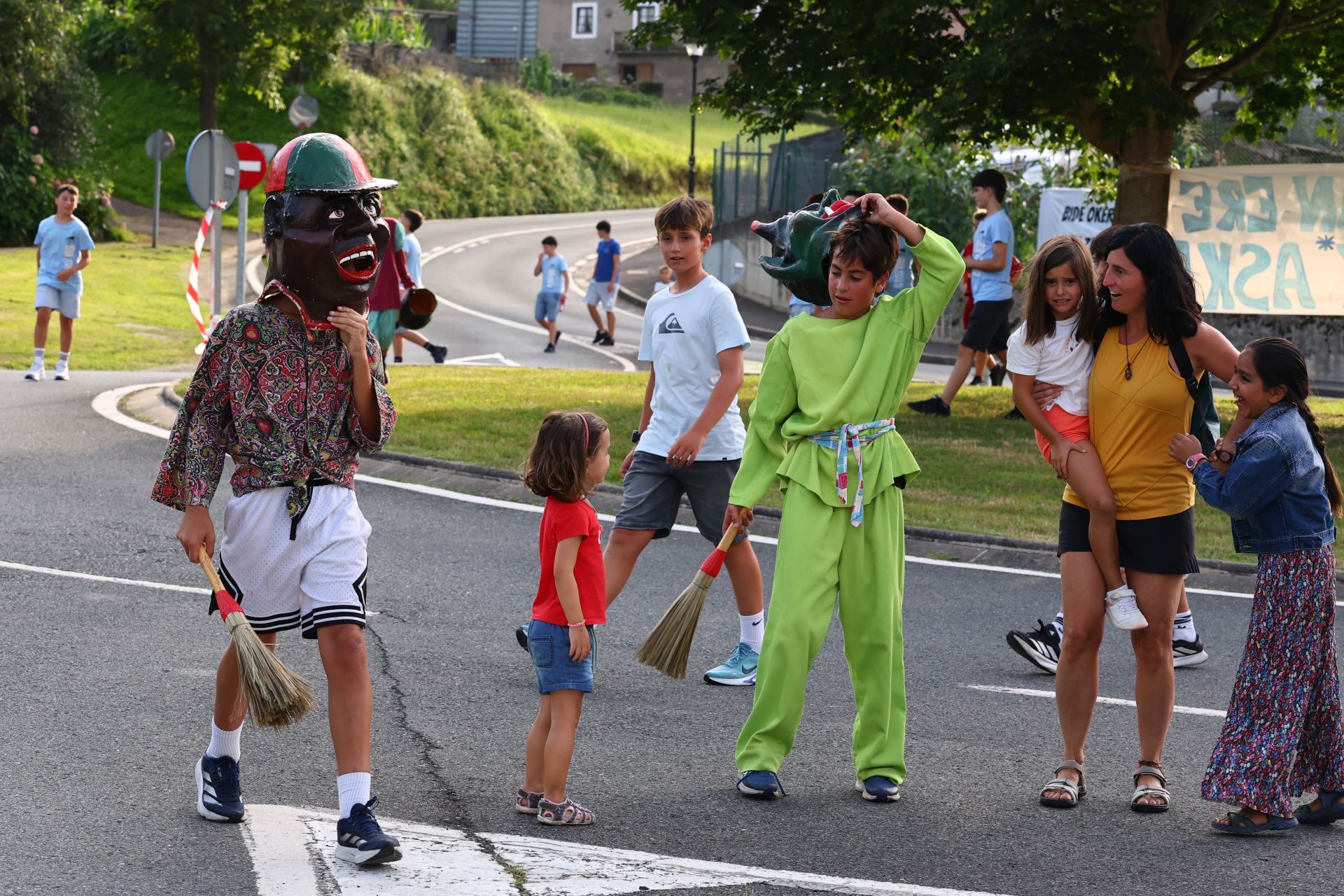 San Donato y San Lorenzo llegan a Aia