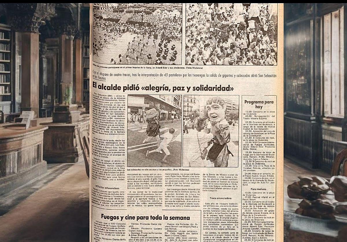 Una mirada a la Semana Grande donostiarra de hace cuarenta años