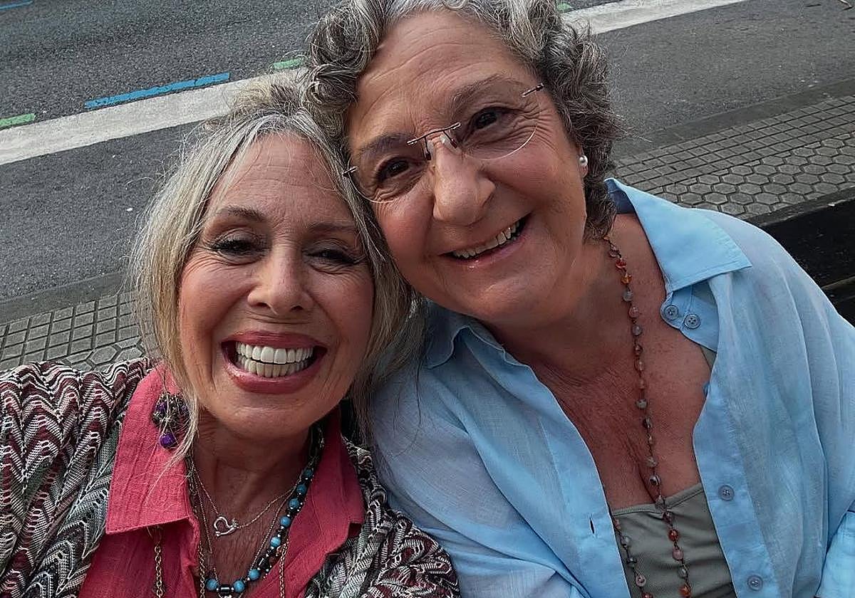 Imagen de Díaz-Aroca y Pardo en Donostia, publicada por la segunda.