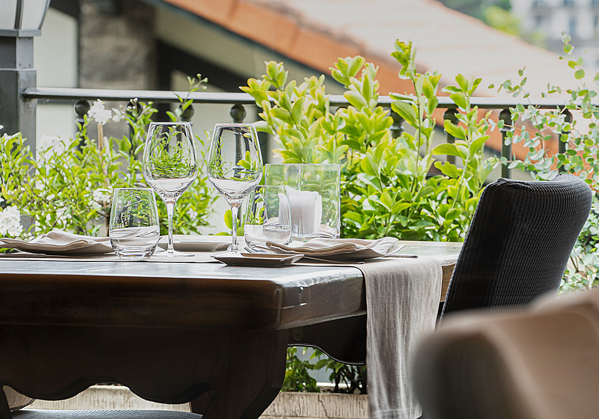 Los tres restaurantes vascos con terraza, entre los mejores del verano