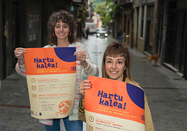 El Casco Histórico se vuelve a cerrar al tráfico para una nueva jornada de 'Hartu kalea!'