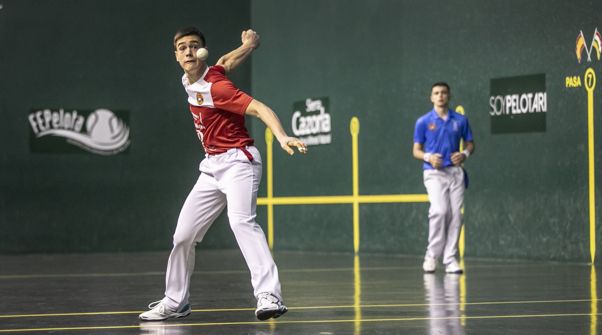 Carmelo Loza, en el Adarraga de Logroño.
