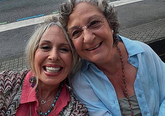 Imagen de Díaz-Aroca y Pardo en Donostia, publicada por la segunda.