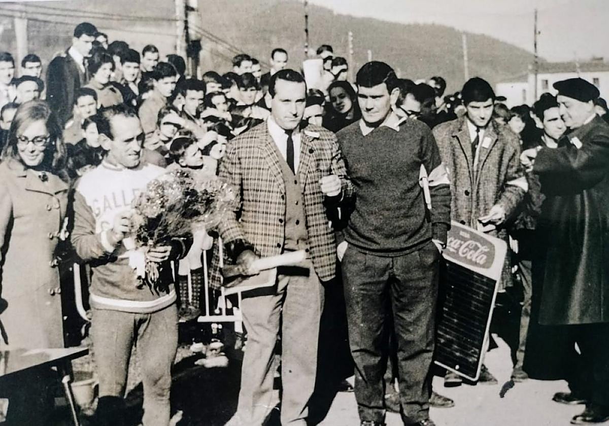 Fue uno de los artífices del histórico ciclocross de Aretxabaleta.