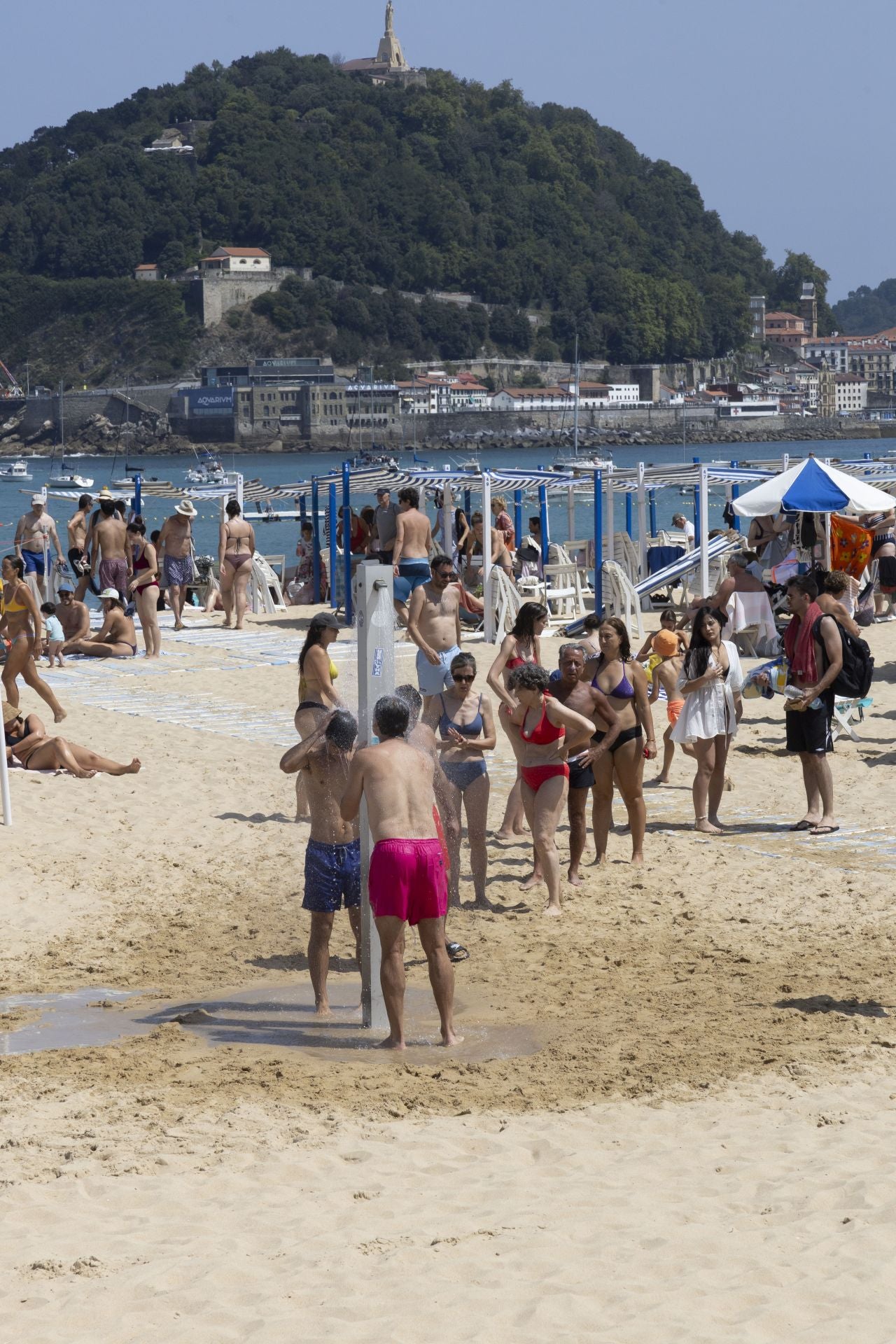 Jornada calurosa en todo Gipuzkoa