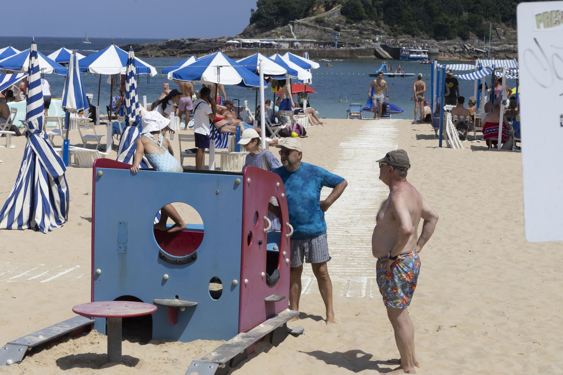 Jornada calurosa en todo Gipuzkoa