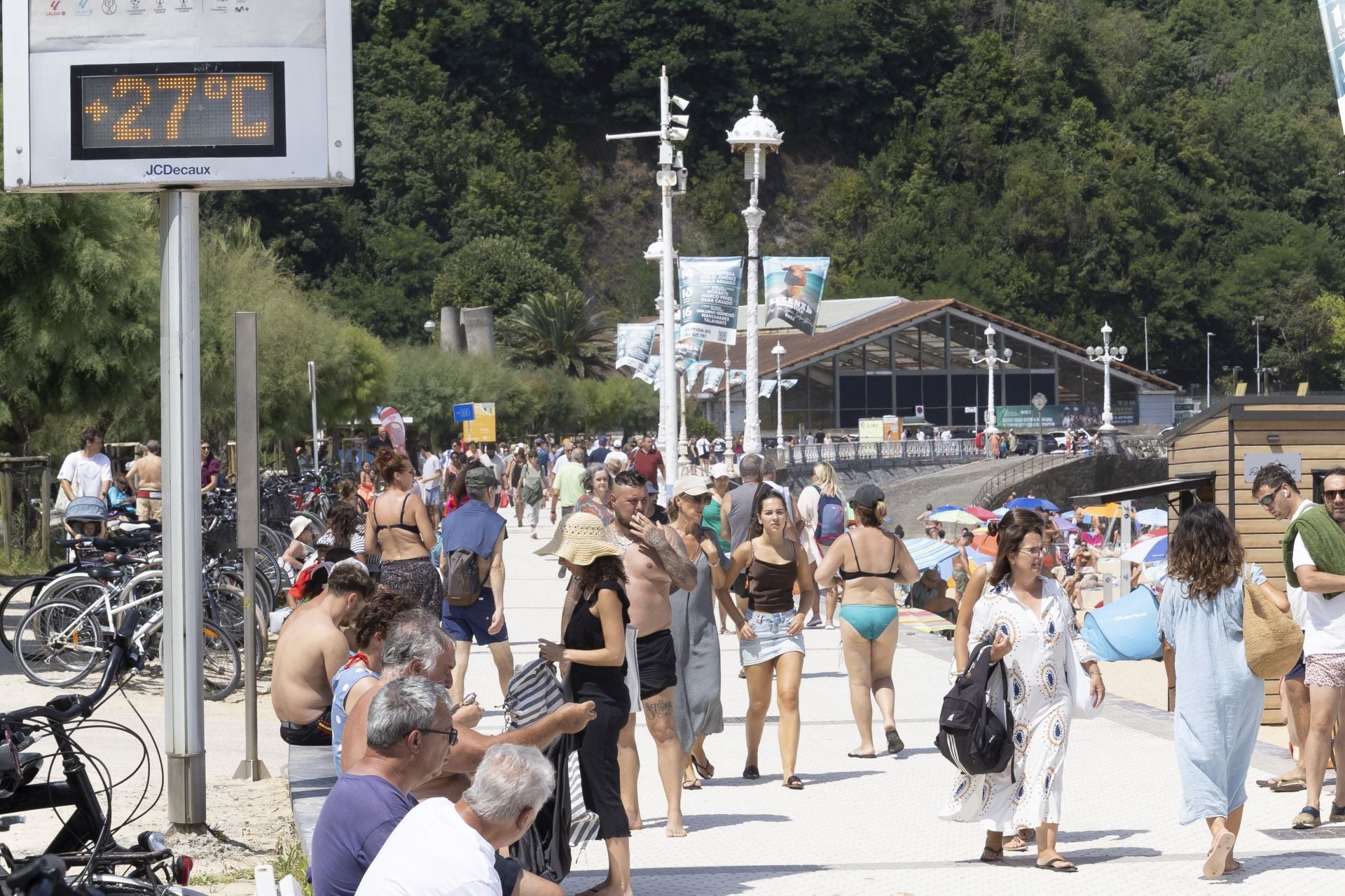 Jornada calurosa en todo Gipuzkoa