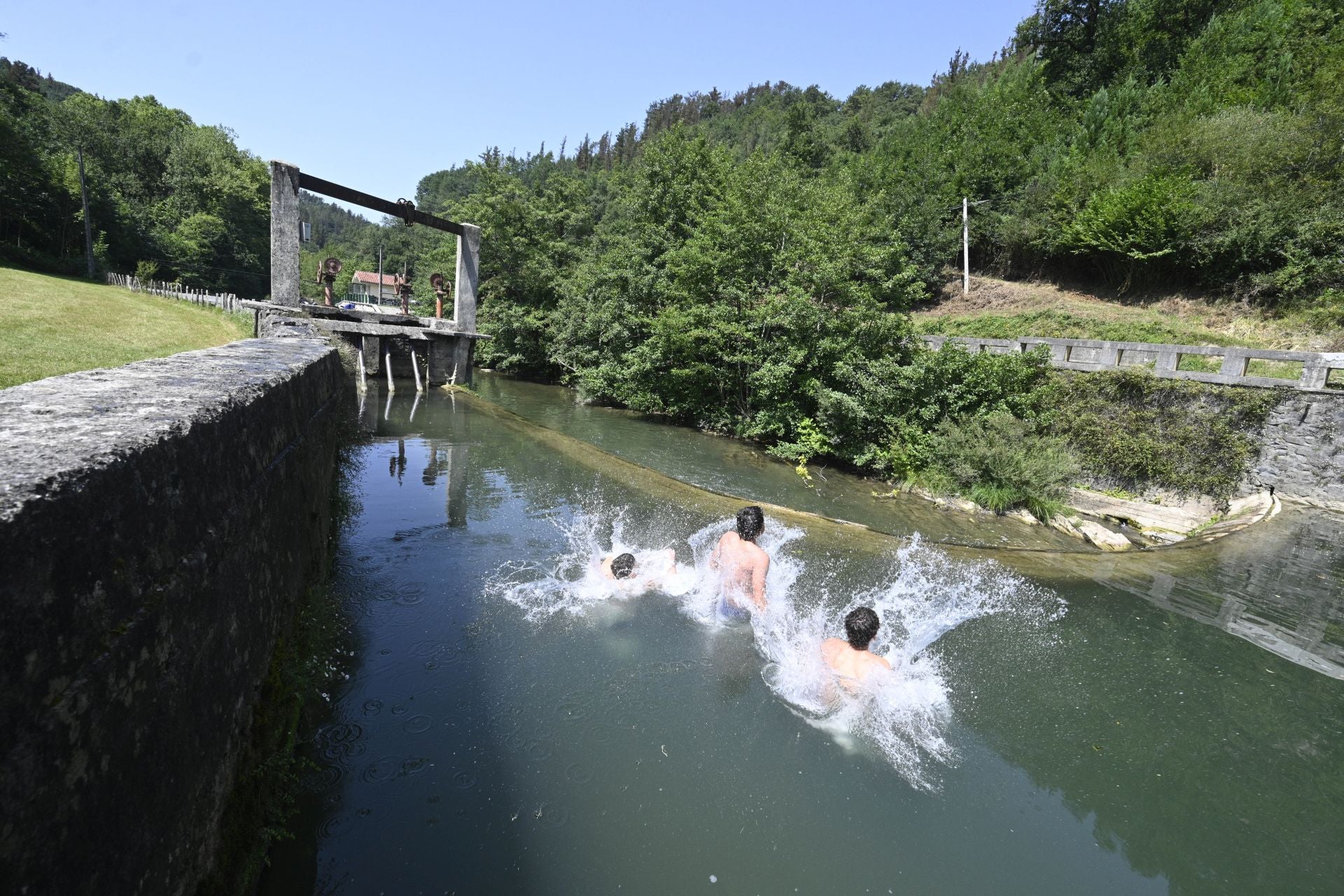Jornada calurosa en todo Gipuzkoa
