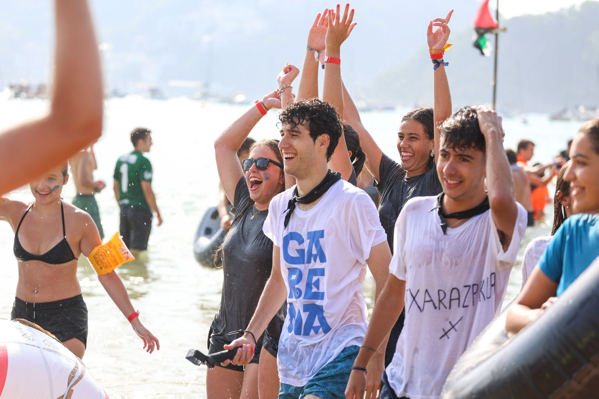 Multitudinario abordaje en San Sebastián