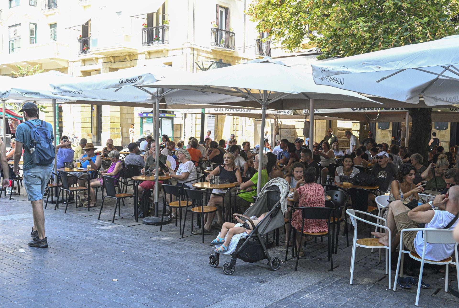 El calor sigue sin dar tregua en Gipuzkoa