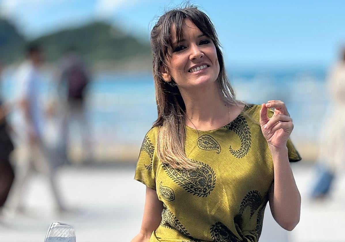 Miriam Cabeza brinda por la Aste Nagusia donostiarra.