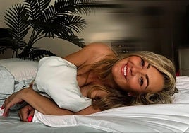 La imagen que la propia Amaia Montero ha difundido.