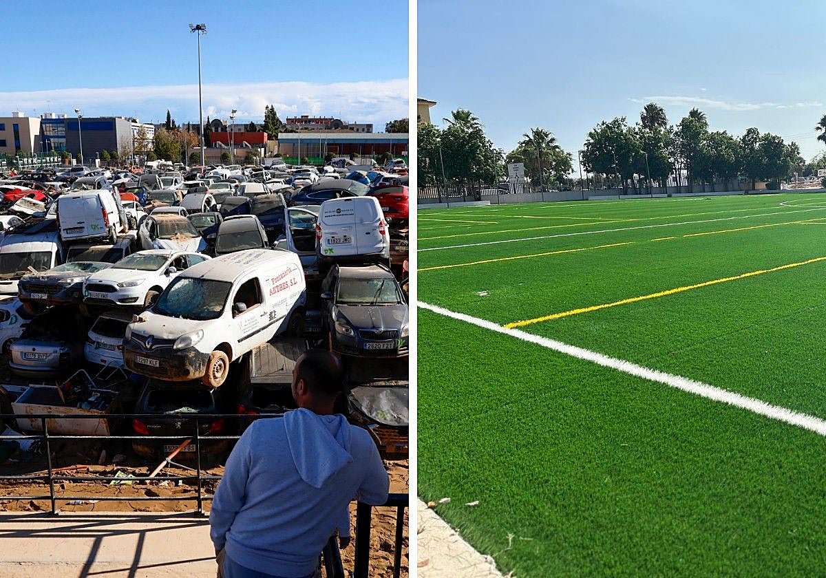 El antes y el después del campo del Betússer