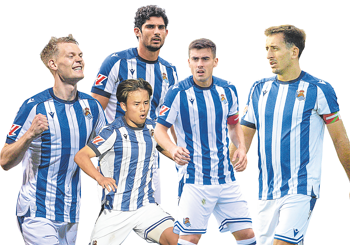 Delantera de la Real Sociedad: en la variedad está el gusto