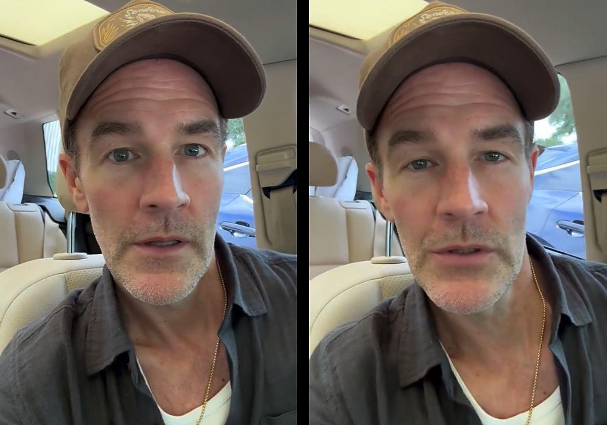 El actor estadounidense James van der Beek.