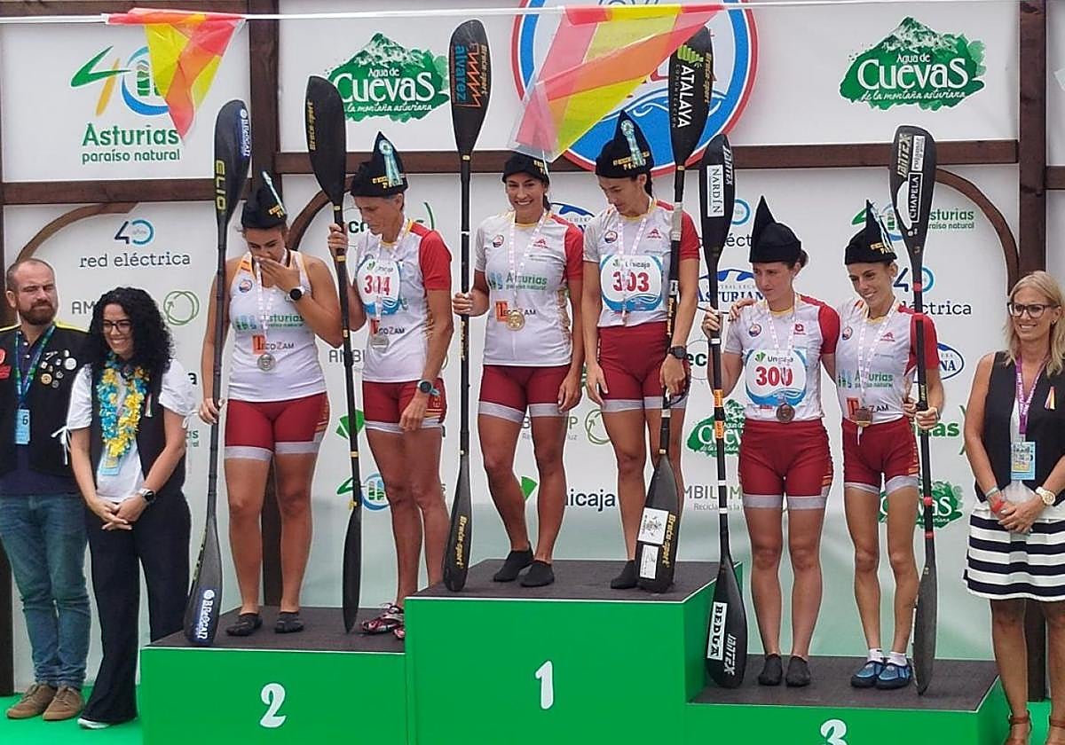 Irati Osa podiumean Toledorekin batera.