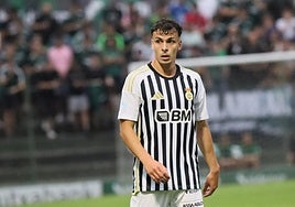 Unai García ayer en Sestao.