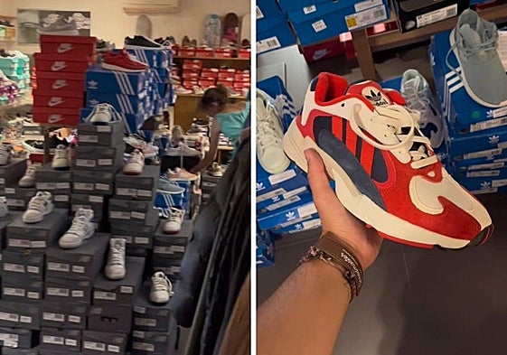 El outlet de San Sebastián en un sótano de 20 metros cuadrados que vende zapatillas a mitad de precio