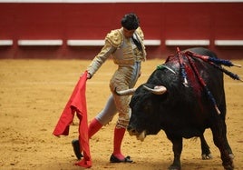 Aguado, con un suavísimo gris azulado y oro, lo intentó con 'Cantor'.