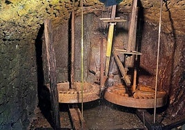 El molino de Igara, uno de los pocos molinos hidráulicos en funcionamiento del territorio.