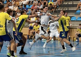 El Bidasoa Irun, en el primer encuentro de la pretemporada.