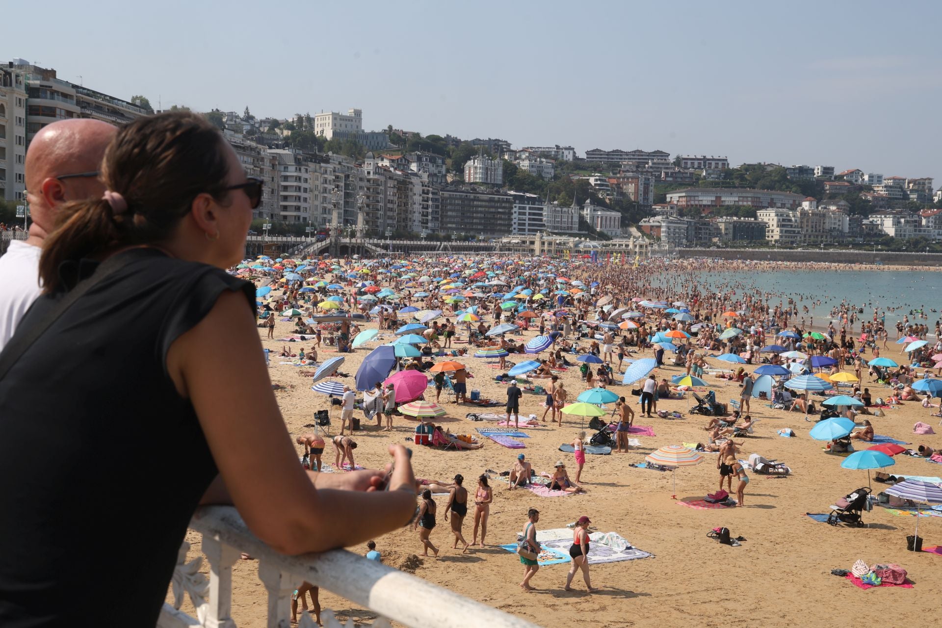La ola de calor asfixia Donostia