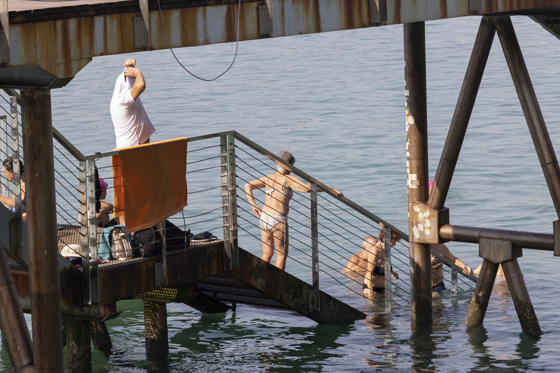 La ola de calor asfixia Donostia