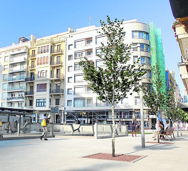 Futuro acceso a la estación Centro-La Concha desde Xabier Zubiri