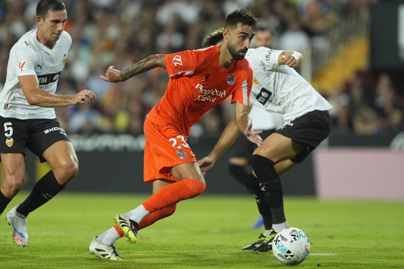El Valencia 1 - Real Sociedad 1, en imágenes