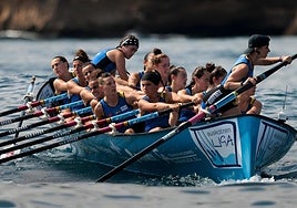 La trainera del TAK-Oria está llevando a cabo una temporada extraordinaria.