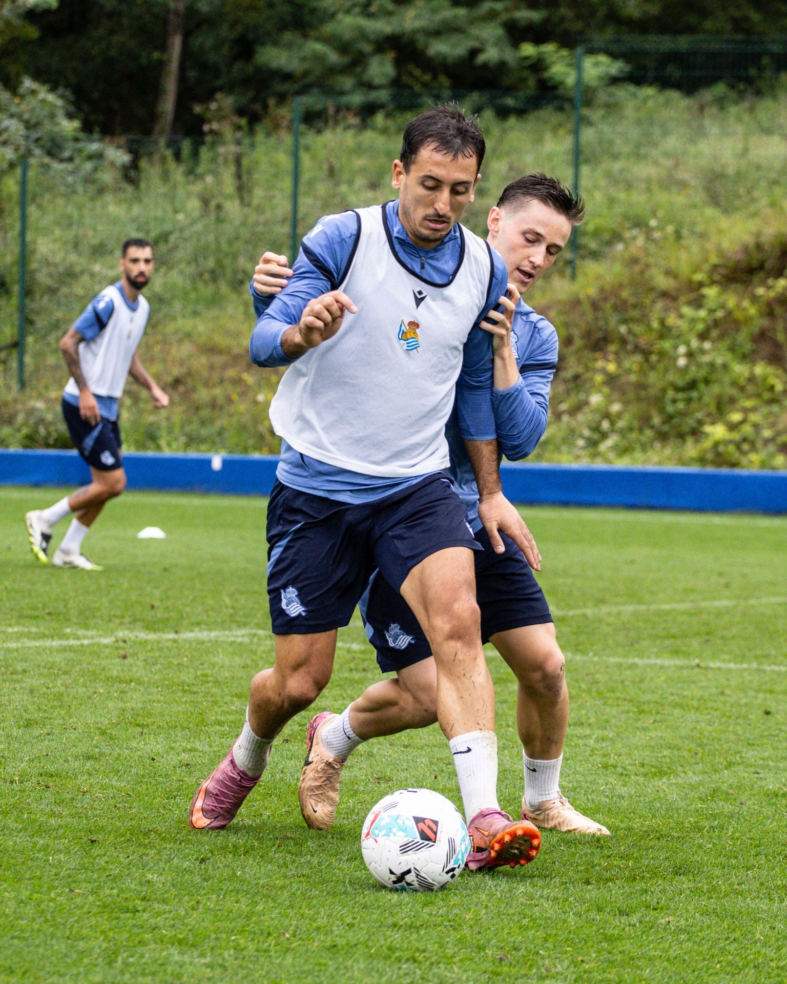 Esfuerzo bajo la lluvia en Zubieta
