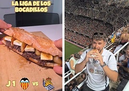 Un cocinero guipuzcoano inicia la «liga de los bocadillos» con el de guiso de rabo