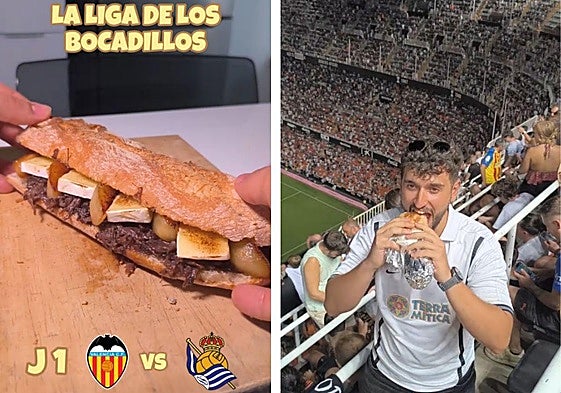 Un cocinero guipuzcoano inicia la «liga de los bocadillos» con el de guiso de rabo